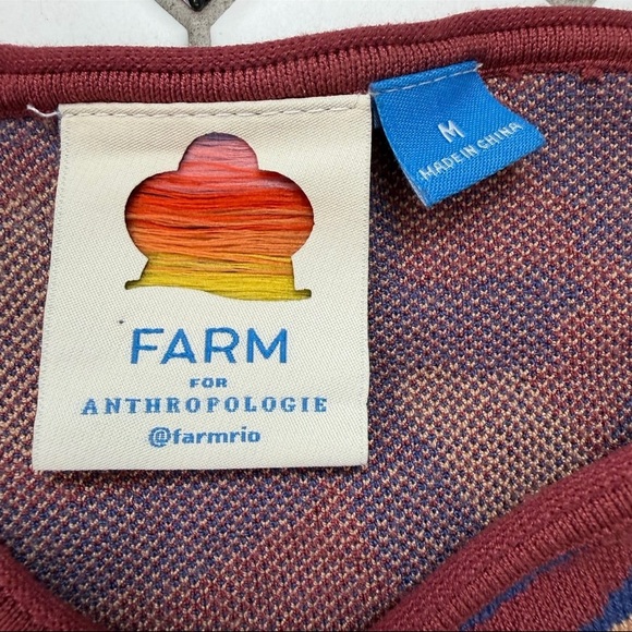 Farm Rio Cross-Front Pullover Sweater Sz M Leopard Print - Picture 3 of 5